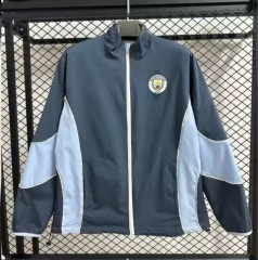 (s-3xl)2025-26 Manchester City  Blue Trench Coats -GB