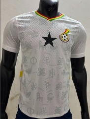 Player version 25-26  Ghana Away White Thailand Soccer Jersey AAA