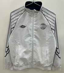 25-26 Paris SG White Thailand Soccer Trench Coat-0255