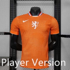 Player Version 2025-26 Netherlands Orange Thailand Soccer Jersey AAA-888