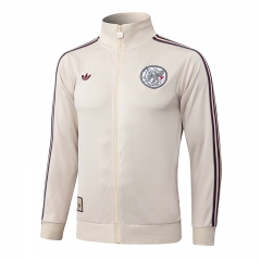 2025-26 Ajax Beige Thailand Soccer Jacket-815
