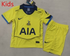 2025-26 Tottenham Hotspur 2nd Away Yellow Kids/Youth Soccer Uniform-507