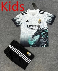 2025-2026 Special Edition Real Madrid White Kids/Youth Soccer Uniform-4247