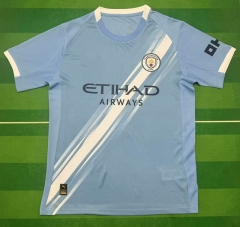 (S-4XL) 2025-26 Manchester City Home Blue Thailand Soccer Jersey AAA-2524