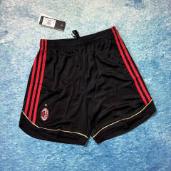 Retro Version06-07 AC Milan Home Black Thailand Soccer Shorts-6590
