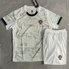 （xs-3xl）2025-26 Portugal Away White  Soccer Uniform-6253
