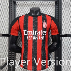 Player Version 2025-2026  AC Milan Home Red&Black Thailand Soccer Jersey AAA-0871
