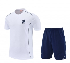 2025-26 Olympique de Marseille White Thailand Soccer Uniform-4627