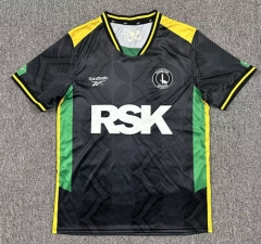 (S-4XL) 25-26 Charlton 2nd Away Black Thailand Soccer Jersey AAA-512