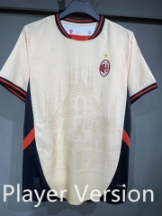 Player Version 2025-2026 AC Milan Away Red&White Thailand Soccer Jersey AAA-888
