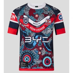 2025 Roosters Blue&Red Thailand Rugby Shirt