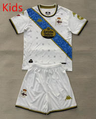 2025-2026 Deportivo La Coruña 2nd Away Beige Kids/Youth Soccer Uniform-AY