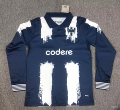 (S-4XL) 25-26 Club World Cup Monterrey Royal Blue LS Thailand Soccer Jersey AAA-5378