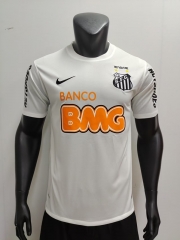 Retro Version 12-13 Santos FC Home White Thailand Soccer Jersey AAA-3685
