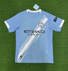 (S-4XL) 2025-26 Manchester City Home Blue Thailand Soccer Jersey AAA-403