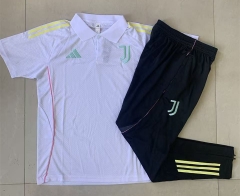 2025-26 Juventus White Thailand Polo Uniform-815