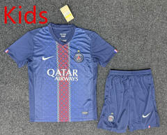 25-26 Paris SG Home Blue Kid/Youth Soccer Uniform-GB