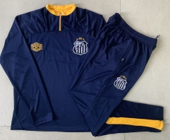 2025-2026 Santos FC Up-CyanThailand Soccer Tracksuit-815