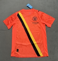 （s-4xl）2025-26 Manchester City 2nd Away Orange Soccer Jersey AAA-4506