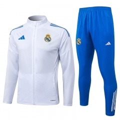 2025-2026 Real Madrid White Thailand Soccer Jacket Uniform-815