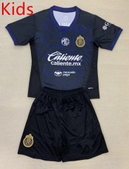 2024-2025 Monterrey 2nd Away Blue Kids/Youth Soccer Uniform-AY