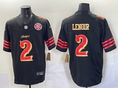 NFL San Francisco Argonauts Black #2 Jersey(logo5)-0840