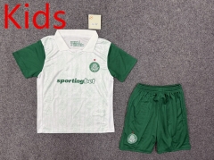 2025-26 Palmeiras Away White Kids/Youth Soccer Uniform-GB