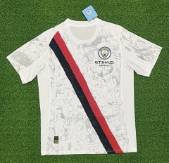 (S-4XL) 2025-26 Club World Cup Manchester City Away White  Thailand Soccer Jersey AAA-403