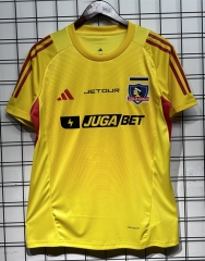 (S-4XL)25-26 Colo-Colo Goalkeeper Yellow Thailand Soccer Jersey AAA-GB