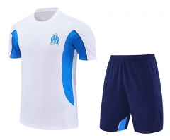 2025-26 Olympique de Marseille White Thailand Soccer Uniform-4627