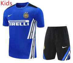 25-26 Inter Milan Blue Kids/Youth Soccer Uniform-418