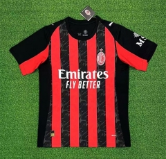 (S-4XL) 2025-26 AC Milan Home Red&Black Thailand Soccer Jersey AAA-403