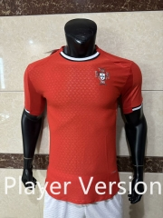 Player Version 2025-26 Portugal Home Red Thailand Soccer Jersey AAA-9812
