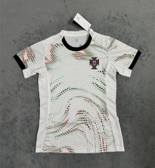 2025-26 Portugal Away White Women Thailand Soccer Jersey AAA-4506
