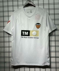 (S-4XL) 25-26 Valencia Home White Thailand Soccer Jersey AAA-GB