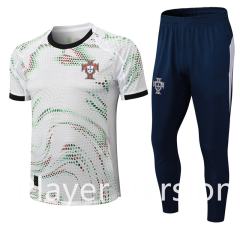 Player version 2025-26 Portugal White Thailand  Soccer Uniform-9926