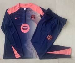 2025-2026 Barcelona Royal Blue Thailand Soccer Tracksuit-815