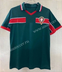 1998 Retro Version World Cup Morocco Home Green Thailand Soccer Jersey AAA-811