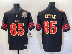 NFL San Francisco Argonauts Black #85 Jersey(logo2)-0840