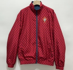 2024-2025 Portugal Red&Blue Double-Sided Wear Thailand Trench Coats-0255