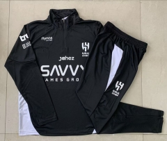 2025-2026 Al-Hilal SFC Black Thailand Soccer Tracksuit-815