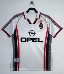 Retro Version 97-98 AC Milan Away White Thailand Soccer Jersey AAA-811