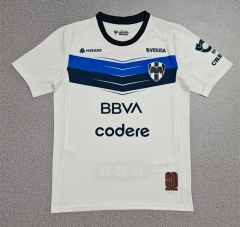 (S-4XL) 25-26 Monterrey Away White Thailand Soccer Jersey AAA-818
