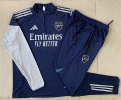 2025-2026 Arsenal Royal Blue Thailand Soccer Tracksuit-815