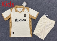 2025-2026 RC Lens 2nd Away Beige Kids/Youth Soccer Uniform-6748
