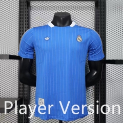 Player Version 25-26 Casual Style Real Madrid Blue Thailand Soccer Jersey-888
