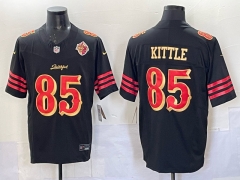 NFL San Francisco Argonauts Black #85 Jersey(logo6)-0840