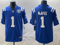 NFL Indianapolis Colts Blue Jersey #1  (logo 1)-0840