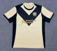 (S-4XL) 25-26 Rotherham United F.C. Away Yellow Thailand Soccer Jersey AAA-512
