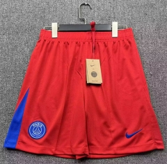 25-26 Paris SG 2nd Away Red Thailand Soccer Shorts